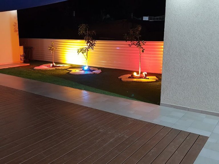 תאורה מעוצבת לגינה